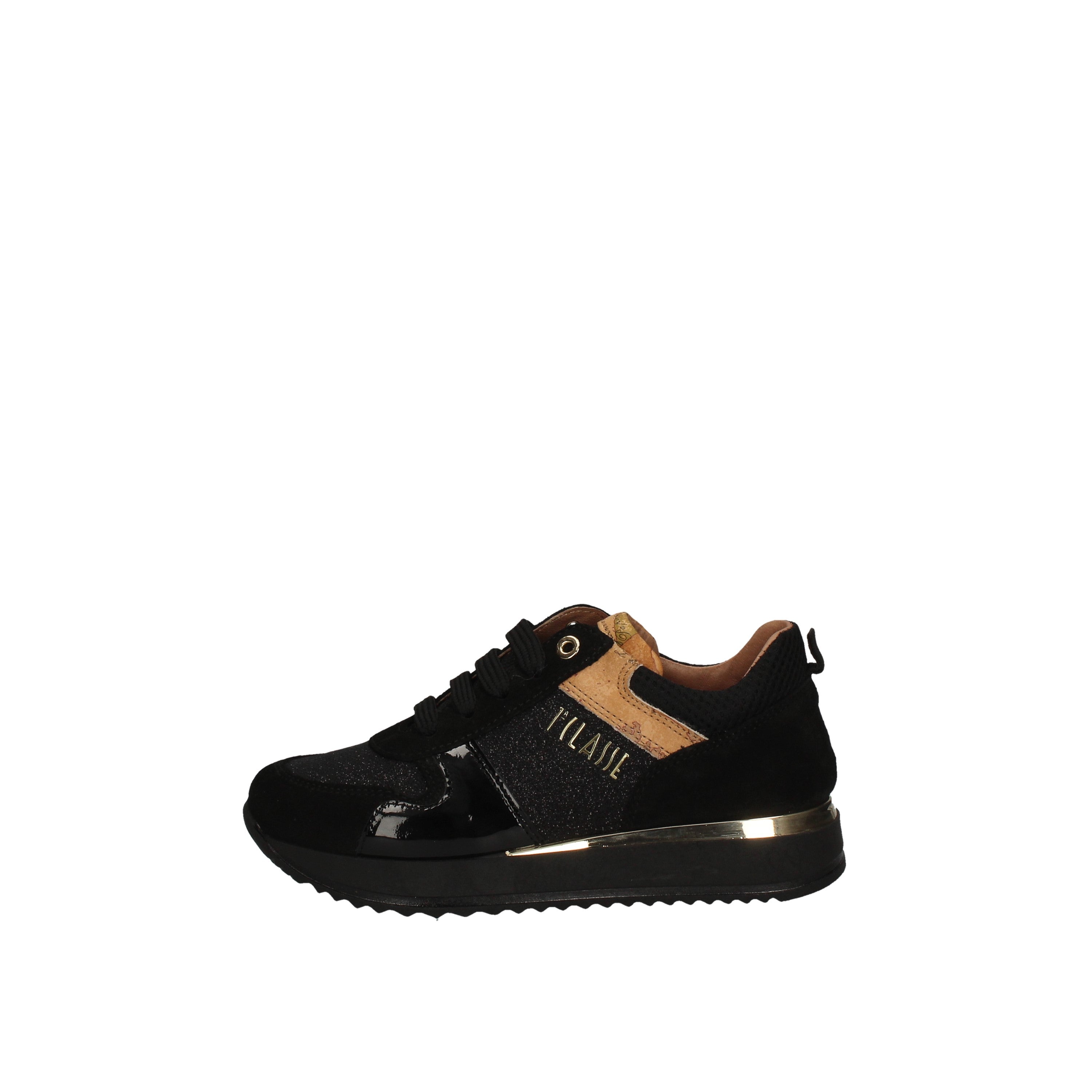 alviero martini sneakers modello glitterato nero 0418/0218